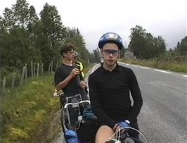 Graham and Nick at Gjølsgrova, 7.8 miles from Hellesylt